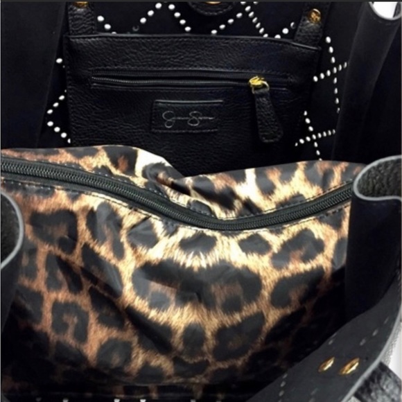 NWOT Jessica Simpson black Lolita tote - Picture 4 of 4